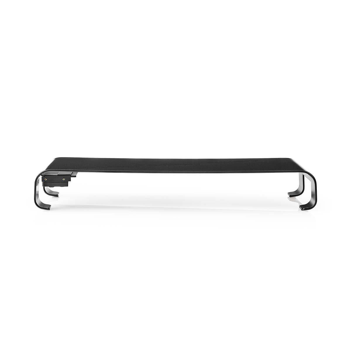 Nedis Monitorstandaard | Ergonomie: Yes | Maximaal draagvermogen: 18 kg | Universeel | Breedte: 520 mm | Diepte: 210 mm | USB Hub | Verstelbare hoogte: Nee