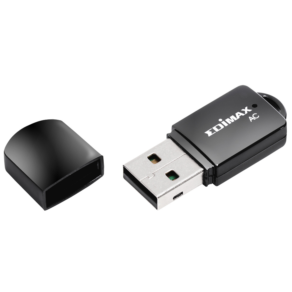 Draadloze USB-Adapter AC600 2.4/5 GHz (Dual Band) Zwart