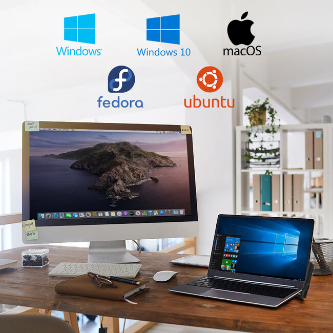 Edimax EW-7822UAD USB-A - WLAN / Wi-Fi dongle met externe antenne - Dual Band AC1200 / 1200 Mbps