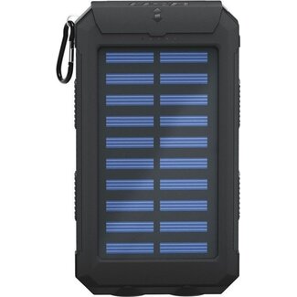 Goobay Goobay Solar Outdoor Powerbank met 2x USB-A (max. 2A) - 8.000 mAh / zwart