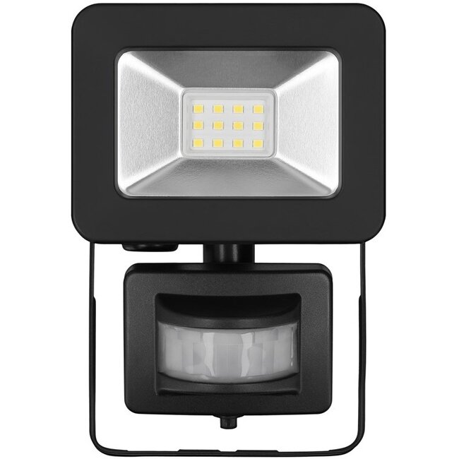 Goobay LED-schijnwerper met bewegingssensor voor buiten - 10W / zwart
