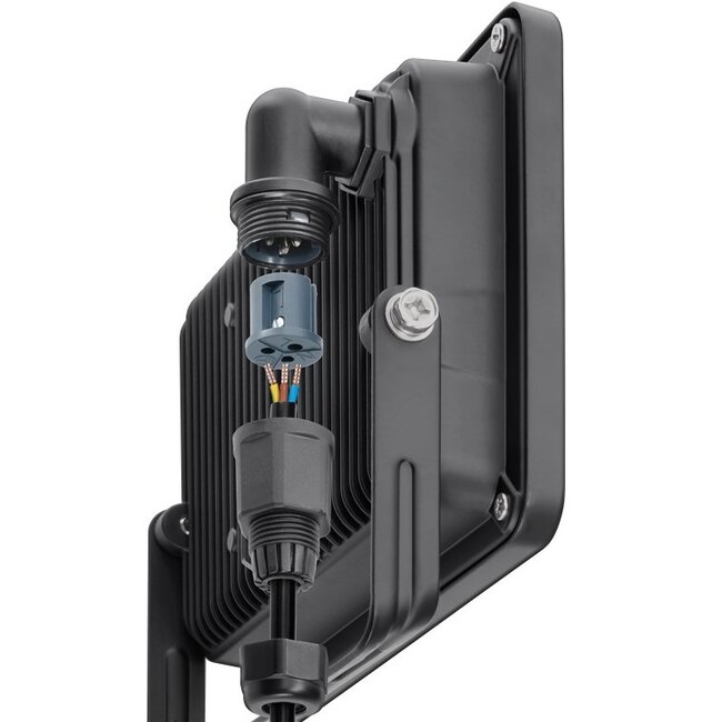 Goobay LED-schijnwerper met bewegingssensor voor buiten - 20W / zwart