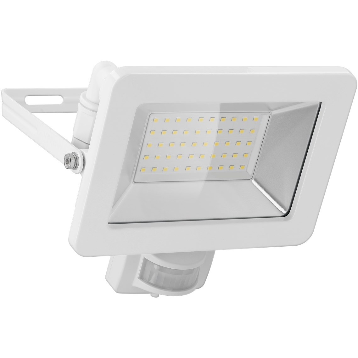 Goobay LED Buiten Spotlight met Bewegingsdetector Wit, 50 Watt - 4250 Lumen