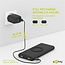 Goobay Powerbank Fast Charge met 2x USB-A, 1x USB-C en Wireless Charging (max. 3A) - 10.000 mAh / zwart