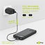 Goobay Powerbank Slimline met 2x USB-A (max. 2,1A) - 10.000 mAh / zwart