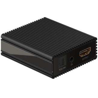 Goobay Goobay HDMI naar stereo en 5.1 audio extractor met ARC converter - HDMI2.0 (4K 60Hz) / zwart