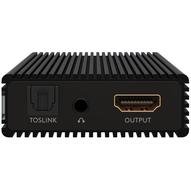Goobay HDMI naar stereo en 5.1 audio extractor met ARC converter - HDMI2.0 (4K 60Hz) / zwart