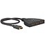 Goobay HDMI schakelaar 3 naar 1 - HDMI2.0 (4K 60Hz + HDR) / zwart - 0,50 meter