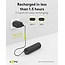 Goobay Fiets Powerbank Fast Charge met 1x USB-A en 1x USB-C (max. 3A) - 5.000 mAh / zwart