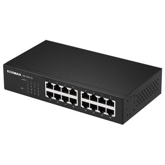 Edimax Edimax GS-1016 V2 Gigabit Ethernet Switch met 16 poorten / zwart