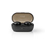 Nedis True Wireless Stereo in-ear Bluetooth earphones met microfoon en opbergcase - Micro USB / zwart