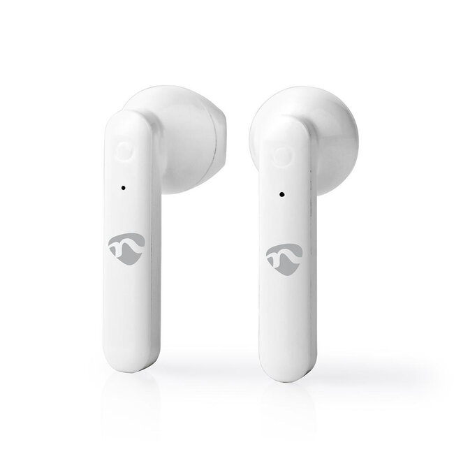 Nedis True Wireless Stereo in-ear Bluetooth earphones met microfoon en opbergcase - Micro USB / wit