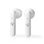 Nedis True Wireless Stereo in-ear Bluetooth earphones met microfoon en opbergcase - Micro USB / wit