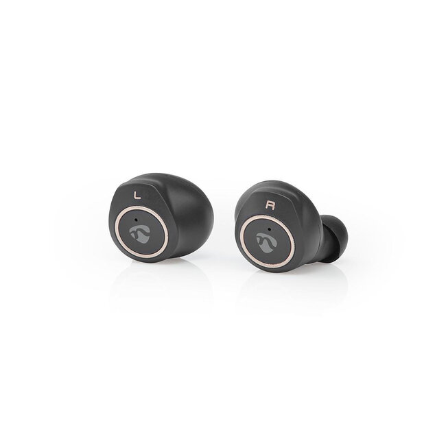 Nedis True Wireless Stereo in-ear Bluetooth earphones met microfoon en opbergcase - USB-C / zwart