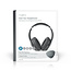Nedis premium stereo over-ear Bluetooth hoofdtelefoon met microfoon en Active Noise Cancelling / zwart