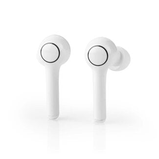 Nedis Nedis premium True Wireless Stereo in-ear Bluetooth earphones met microfoon en opbergcase - USB-C / wit
