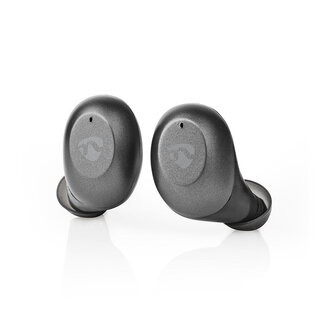 Nedis Nedis True Wireless Stereo in-ear Bluetooth earphones met microfoon en opbergcase - USB-C / grijs