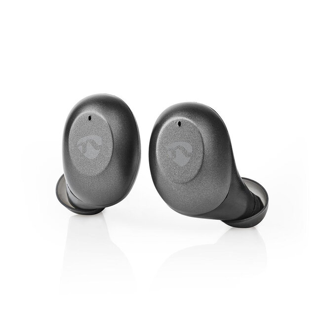 Nedis True Wireless Stereo in-ear Bluetooth earphones met microfoon en opbergcase - USB-C / grijs