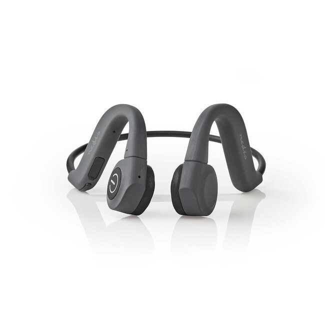 Nedis Bone Conduction Bluetooth hoofdtelefoon met microfoon / grijs