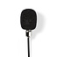 Nedis clip-on microfoon met windkap - 1x 3,5mm Jack / zwart - 1,8 meter