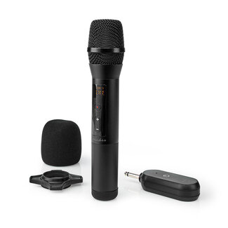 Nedis Nedis draadloze microfoon set met 1 microfoon / zwart