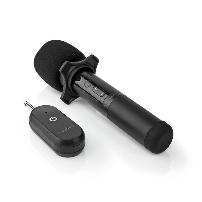 Nedis draadloze microfoon set met 1 microfoon / zwart