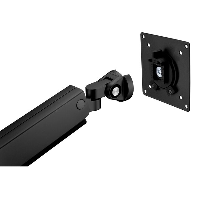 My Wall bureaubeugel voor 2 monitoren tot 32 inch / interactief / 2 USB poorten / zwart/zilver