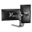 My Wall bureaustandaard voor 2 monitoren tot 32 inch / full motion / zwart/zilver