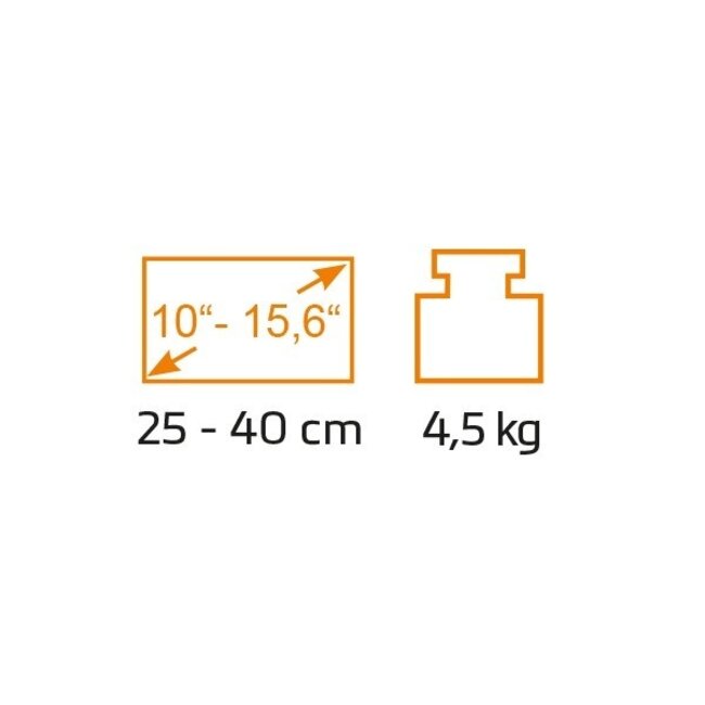 My Wall VESA-adapter voor notebooks tot 15,6 inch / zwart