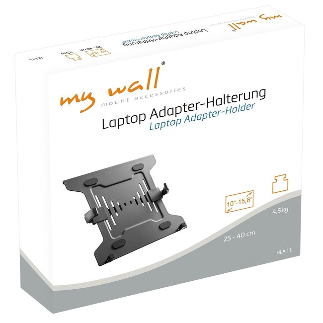 My Wall VESA-adapter voor notebooks tot 15,6 inch / zwart