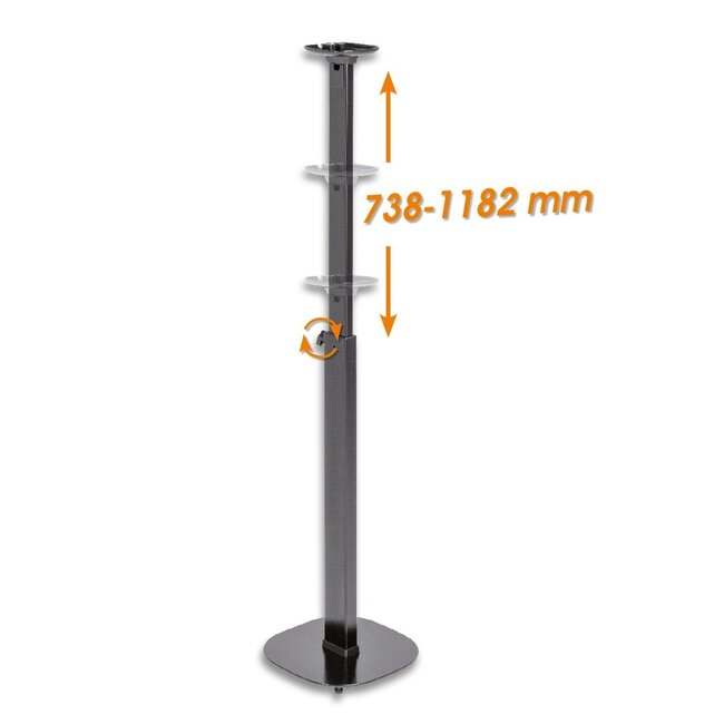 My Wall statief set voor Sonos ONE en ONE SL / zwart