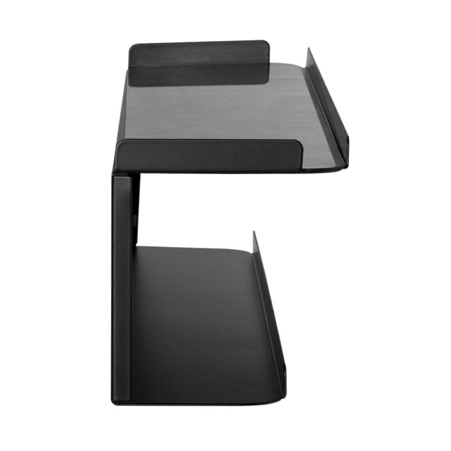 My Wall multi-functionele planken voor boven, onder of achter schermen / zwart