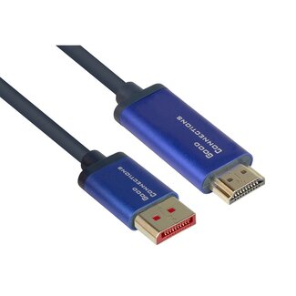 Good Connections SmartFLEX DisplayPort naar HDMI kabel - DP 1.4 / HDMI 2.0 (4K 60Hz + HDR) - 3 meter
