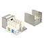 STP CAT6 Gigabit Keystone module RJ45 (beveiligd) - LSA (toolless) / metaal