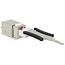 STP CAT6 Gigabit Keystone module RJ45 (beveiligd) - LSA (toolless) / metaal