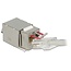 STP CAT6 Gigabit Keystone module RJ45 (beveiligd) - LSA (toolless) / metaal