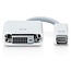 Mini DVI (m) naar DVI (v) adapter / wit - 0,15 meter