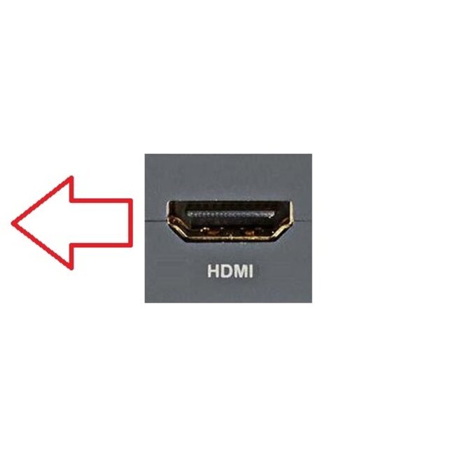 HDMI kabel - 90° haakse connectoren (links/rechts) - HDMI2.0 (4K 60Hz + HDR) - 0,50 meter