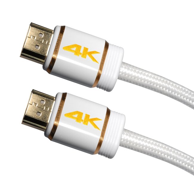 Premium HDMI kabel - versie 2.0 (4K 60Hz + HDR) / wit - 2 meter