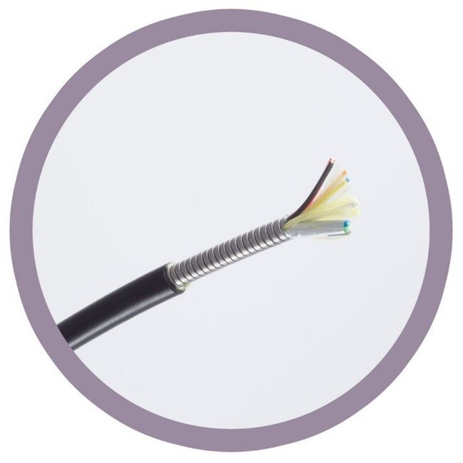 Gepantserde HDMI active optical cable (AOC) - HDMI2.0 (4K 60Hz + HDR) - 20 meter