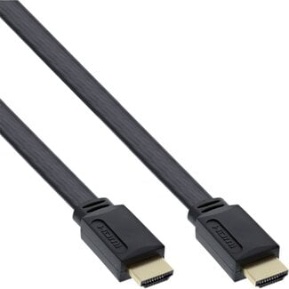 Goobay Platte HDMI kabel - HDMI2.0 (4K 60Hz + HDR) - CCS aders / zwart - 5 meter