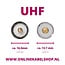 UHF (v) - UHF (v) koppelstuk - 50 Ohm