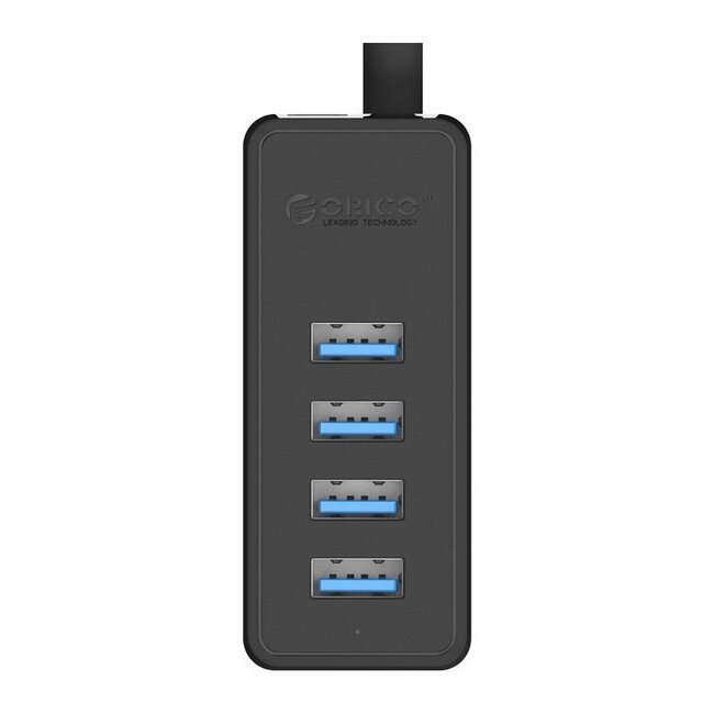 Orico USB hub met 4 poorten - USB3.0 - busgevoed / zwart - 1 meter