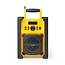 Nedis waterbestendige Bluetooth bouwradio met FM-radio en AUX - 15W / IPX5 / geel