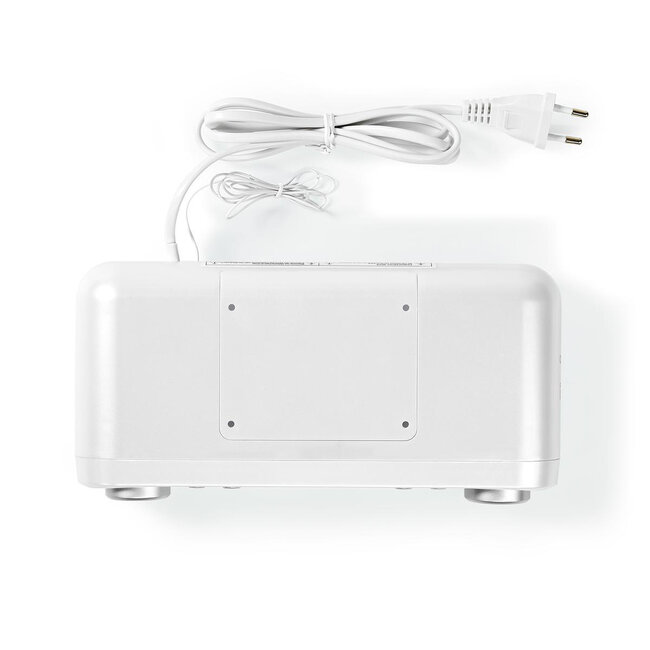 Nedis FM keukenradio voor onderbouwmontage - AUX aansluiting / wit