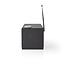 Nedis tafelradio met internetradio, FM-radio, Bluetooth en AUX - 18W / zwart