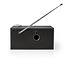 Nedis tafelradio met internetradio, FM-radio, Bluetooth en AUX - 18W / zwart