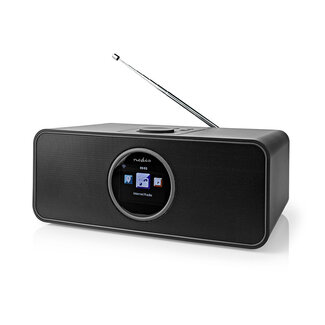 Nedis Nedis tafelradio met internetradio, FM-radio, Bluetooth en USB lader - 42W / zwart