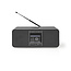 Nedis tafelradio met internetradio, DAB+/FM-radio, Bluetooth en USB lader - 42W / zwart