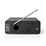 Nedis tafelradio met internetradio, DAB+/FM-radio, Bluetooth en USB lader - 42W / zwart